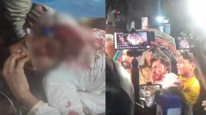 জাপা কার্যালয়ের সামনে ফের সংঘর্ষ, মারাত্মক আহত নুরুল হক নুর
